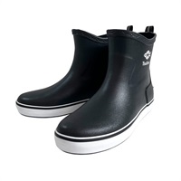 ショートデッキブーツ(ブラック-Ｓ)